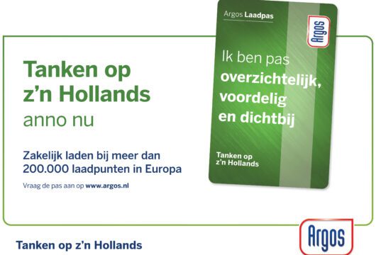 Tanken op z’n Hollands anno 2022, Argos introduceert de Argos Laadpas